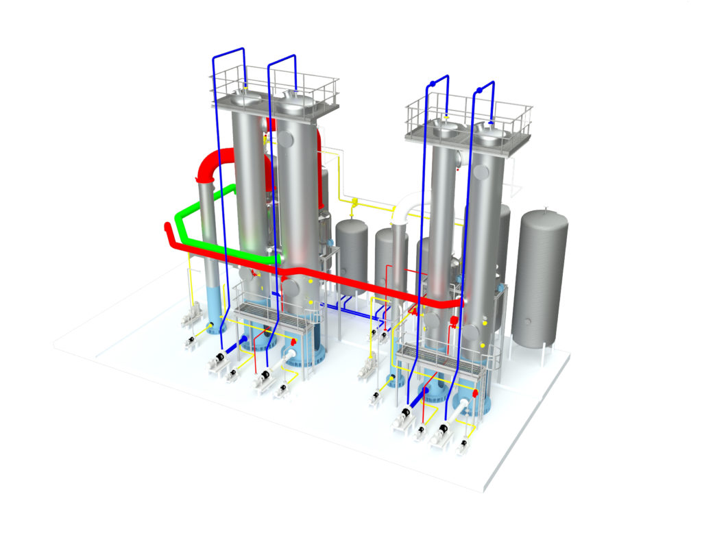 Waste heat evaporator